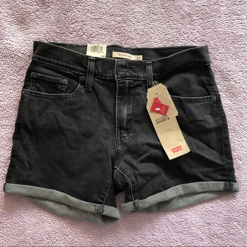 Black Levi shorts